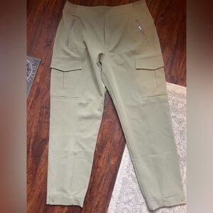 Athleta Endless High Rise Cargo Tan Size 14